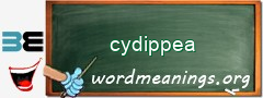 WordMeaning blackboard for cydippea